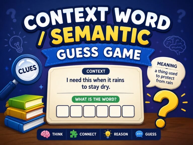Context Word | Semantic Guess Game